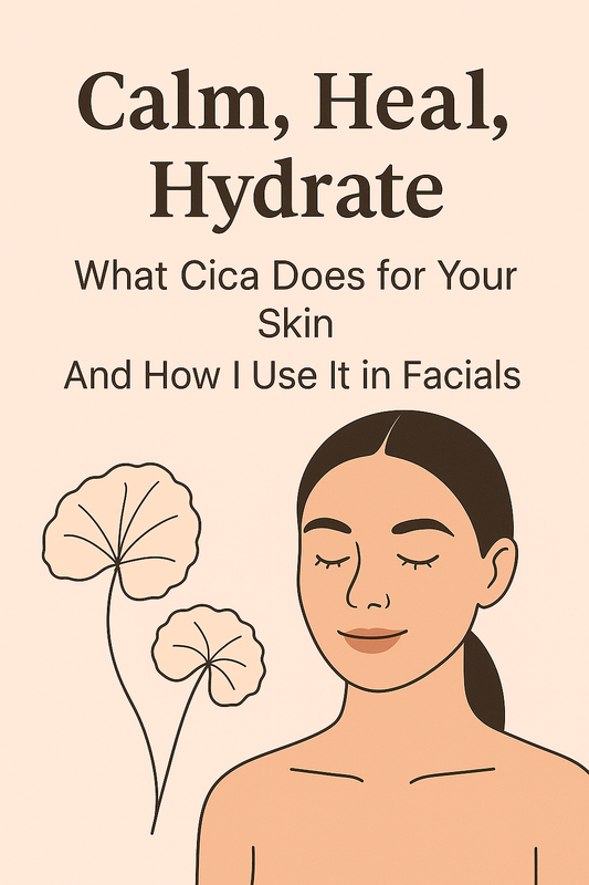 🌿 Calm, Heal, Hydrate: What Cica Does for Your Skin (And How I Use It in Facials)